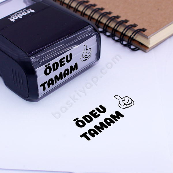 Ödev Kontrol Edildi Kaşesi online tasarla