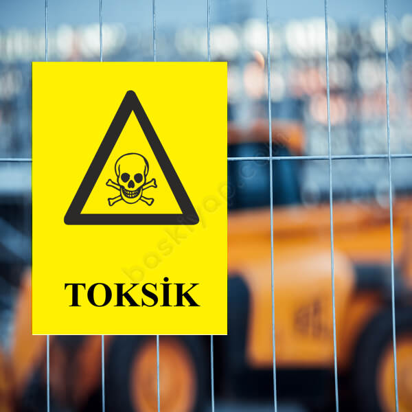 Toksik Levhası online tasarla
