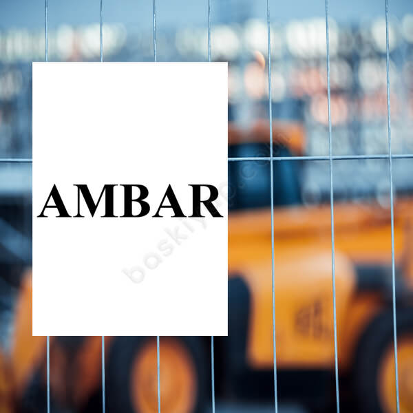Ambar Levhası online tasarla