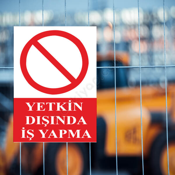 Yetkin Dışında İş Yapma online tasarla