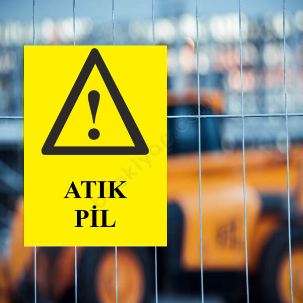 Atık Pil Levhası online tasarla