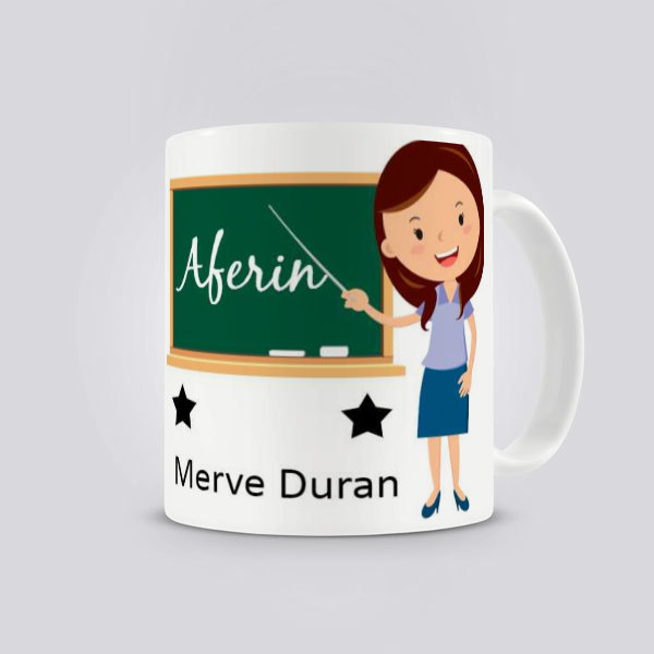 Öğretmen Aferin Kupası online tasarla