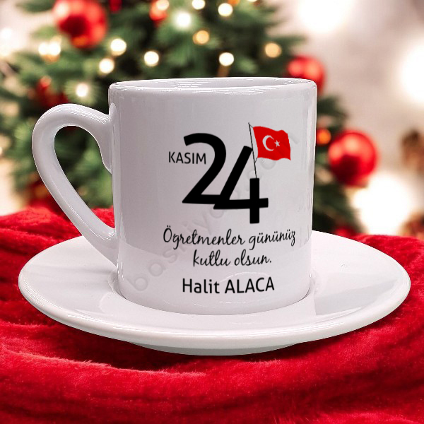Öğretmenler Günü Hediye Kahve Fincanı online tasarla