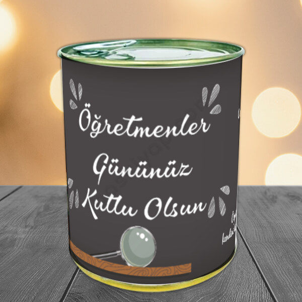 Öğretmenler Günü Hediye Konserve online tasarla