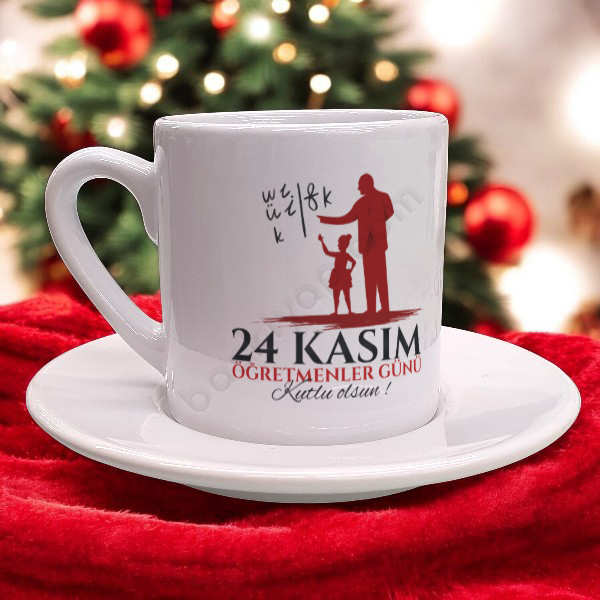 Öğretmenler Günü Kendin Tasarla Türk Kahvesi Fincanı online tasarla