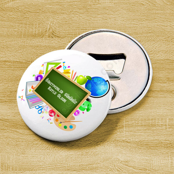 Öğretmenler Günü Tasarımlı  Rozet online tasarla