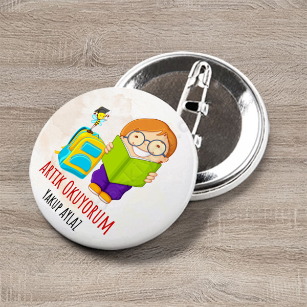 Okumaya Başladım Rozeti 2 online tasarla