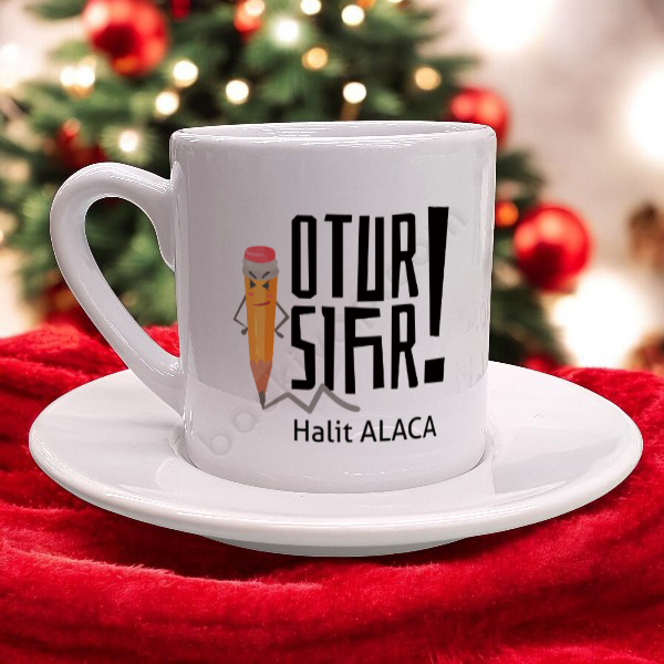 Otur Sıfır Tasarımlı Kahve Fincanı online tasarla