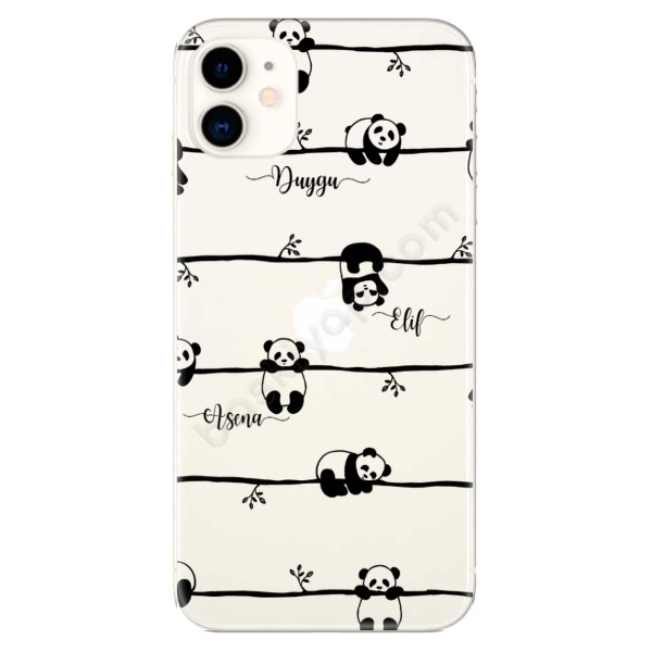 Panda Tasarımlı Iphone 11 Telefon Kılıfı online tasarla