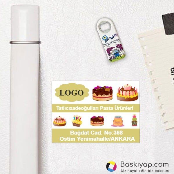 Pastacı online tasarla