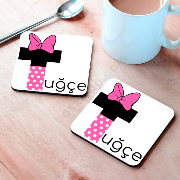 Pembe T Harfli Bradak Altlığı online tasarla