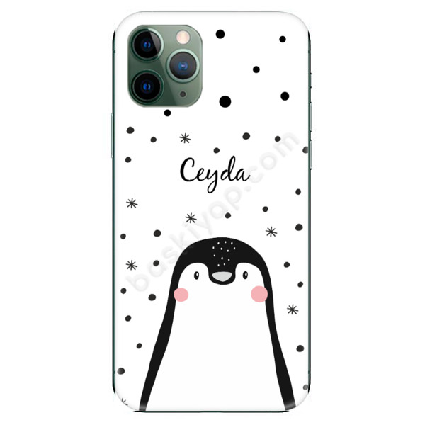 Penguen Desenli Iphone 11 Pro Max Telefon Kılıfı online tasarla