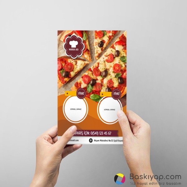 Pizzacı online tasarla