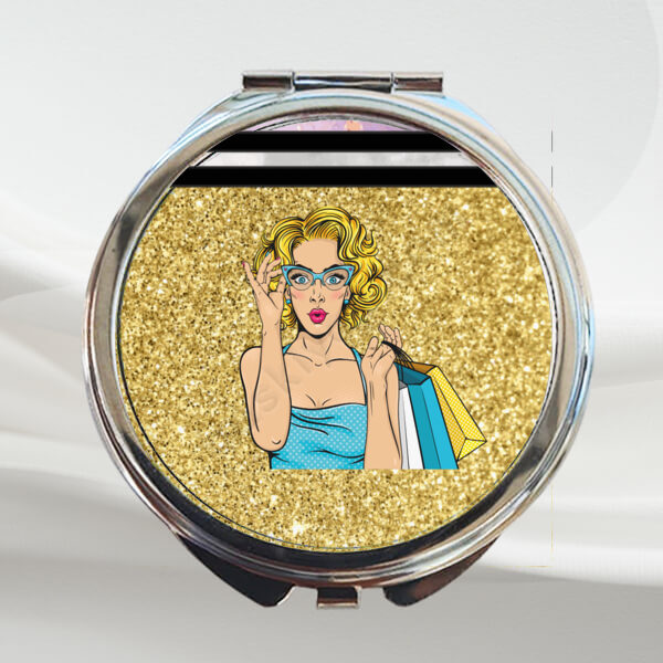 Pop Art Tasarımlı Makyaj Aynası online tasarla