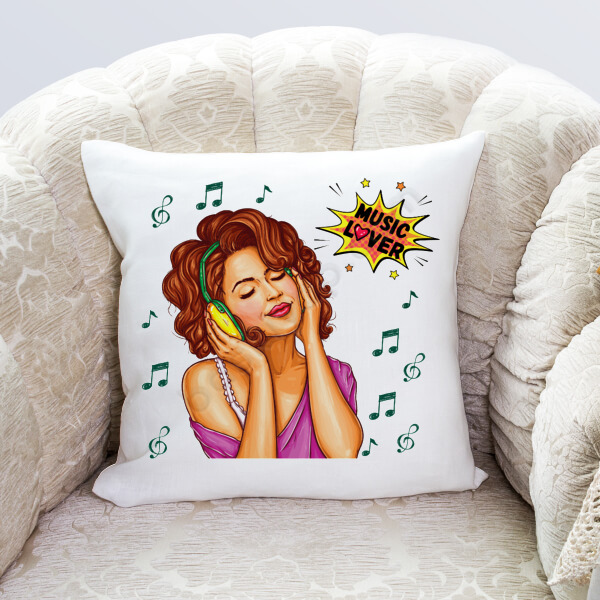 Pop Art Tasarımlı Yastık Kılıfı online tasarla