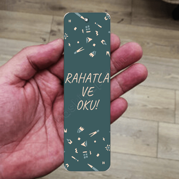 Rahatla Ve Oku Kitap Ayracı online tasarla