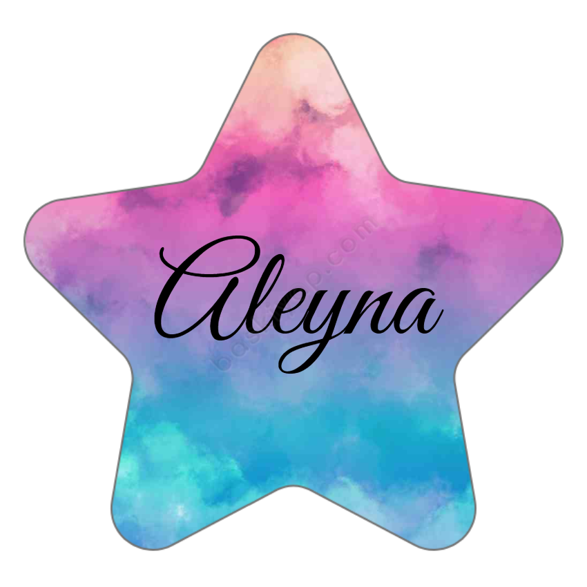 Renkli Tasarımlı Yıldız Şekilli Pleksi Anahtarlık online tasarla