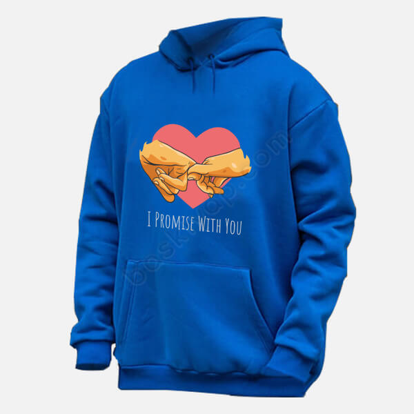 Sana Söz Veriyorum Baskılı Renkli Hoodie online tasarla