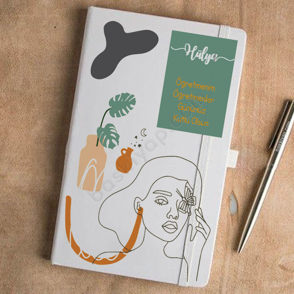 Sanat Öğretmenlerine Özel Beyaz Ajanda online tasarla