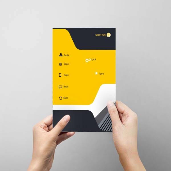 Sarı Lacivert Konut online tasarla