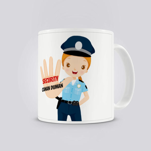 Security Baskılı Kupa Bardak online tasarla