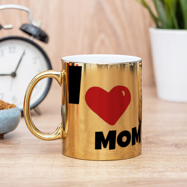 Seni Seviyorum Anne Gold Kupa online tasarla