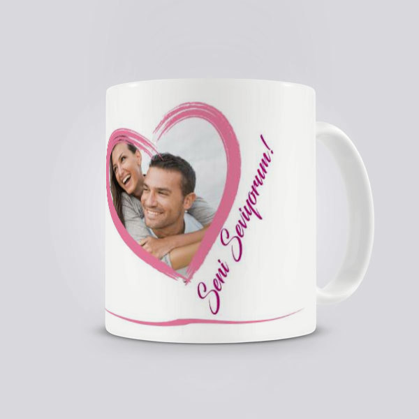 Seni Seviyorum Fotoğraf Baskılı online tasarla