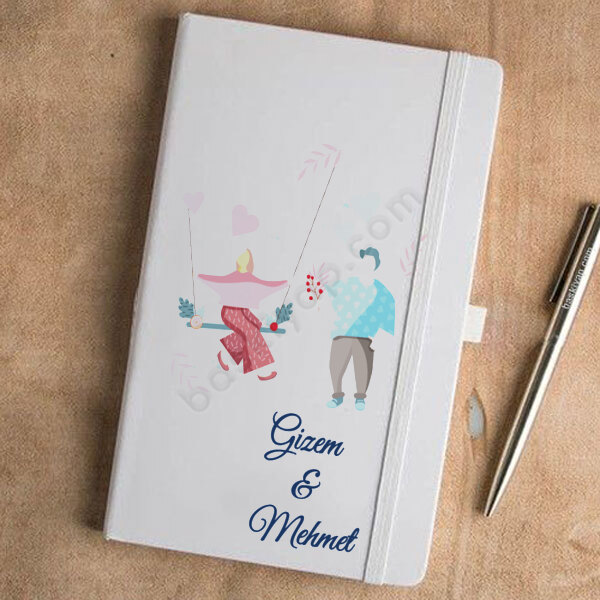 Sevgiliye Hediye Beyaz Ajanda online tasarla