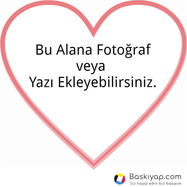 Sevgiliye Özel Fotoğraf Baskılı online tasarla