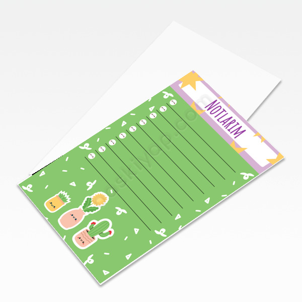 Sevimli Notluklar 2 Unutmayınız Kartı online tasarla