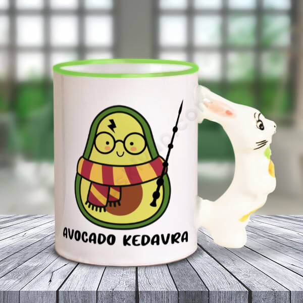 Sihirbaz Avocado Tasarımlı Kupa online tasarla