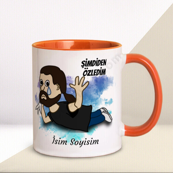 Şimdiden Özledim Tasarımlı Kupa online tasarla