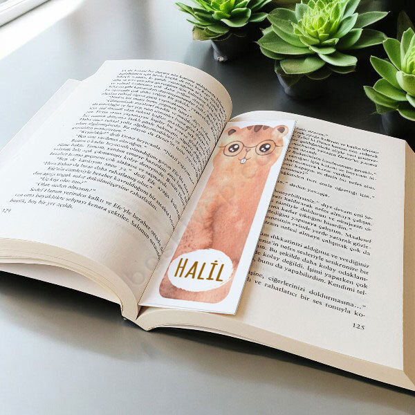 Sincap Tasarımlı İsme Özel Kitap Ayracı online tasarla