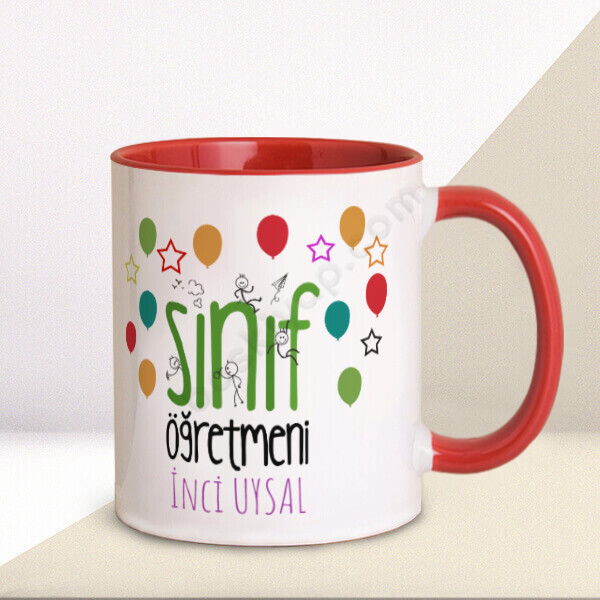 Sınıf Öğretmeni Tasarım Kupa online tasarla