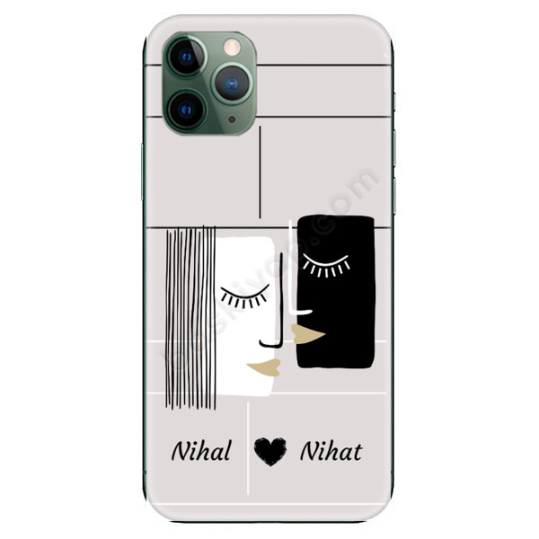 Siyah Beyaz Tasarımlı Telefon Kılıfı online tasarla