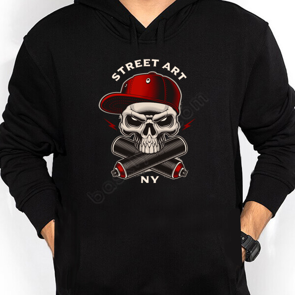 Kuru Kafa Baskılı Siyah Sweatshirt online tasarla