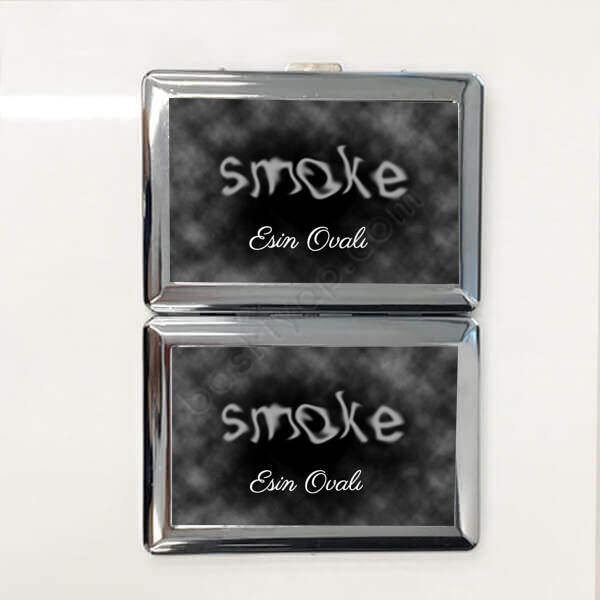 Smoke Tasarımlı Metal Sigara Kutusu online tasarla