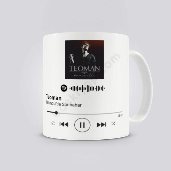 Spotify Baskılı Kupa Bardak online tasarla