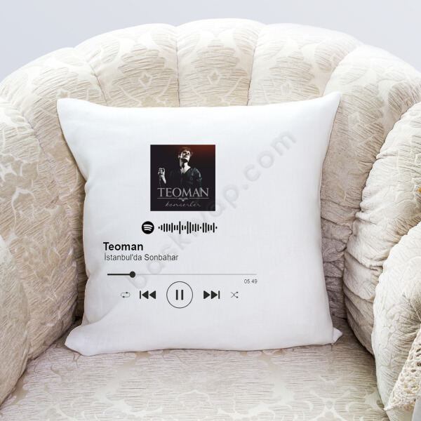 Spotify Baskılı Yastık Kılıfı online tasarla