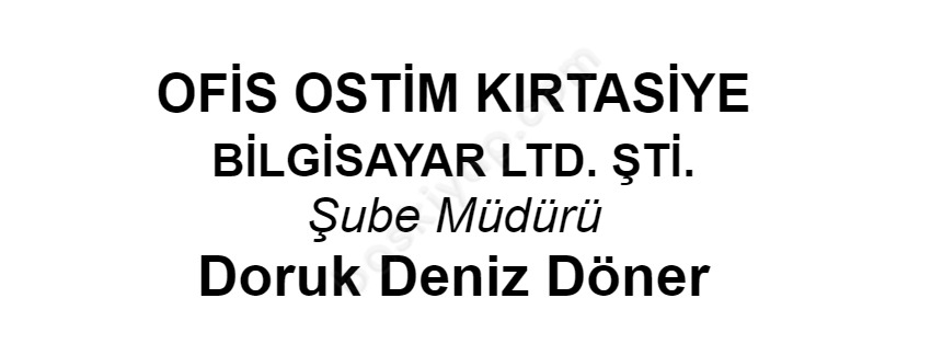 Şube Müdürlerine Özel Kaşe online tasarla