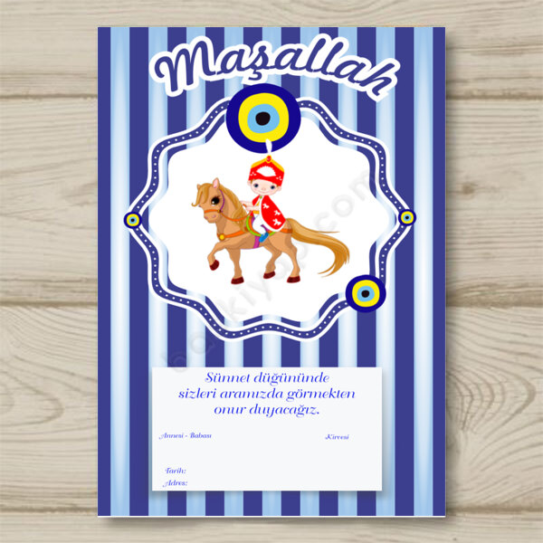 Sünnet Davetiye 4 online tasarla