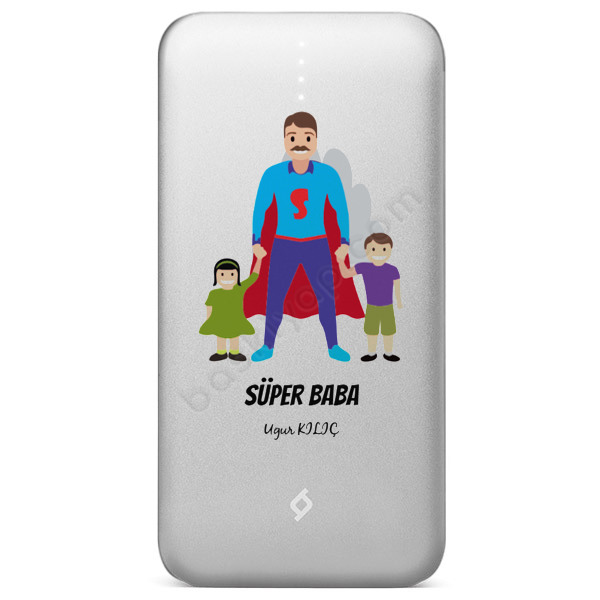 Süper Baba Tasarım Powerbank online tasarla