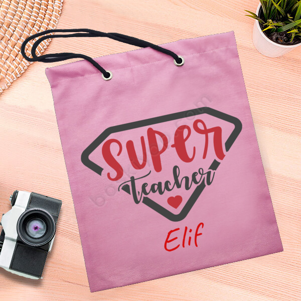 Super Teacher Tasarımlı Çanta online tasarla