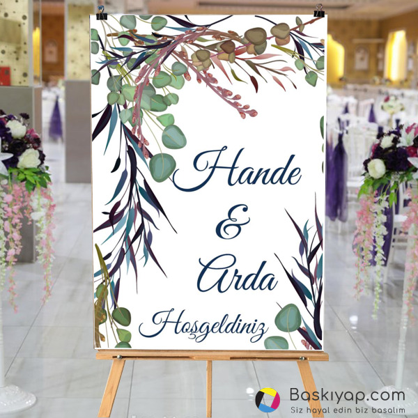 Yeşil Yapraklı online tasarla