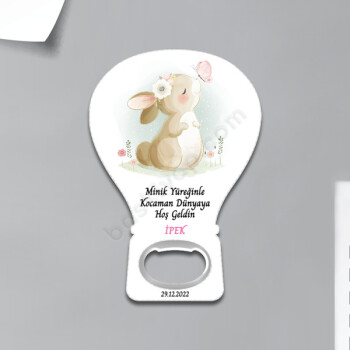 1 Yaş Hediyelik Balon Magnet Açacak online tasarla