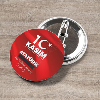 10 Kasım Temalı 7 Rozet online tasarla