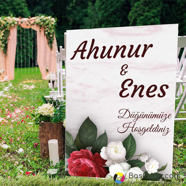 Bordo Çiçekli online tasarla