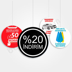 %20 İndirim online tasarla