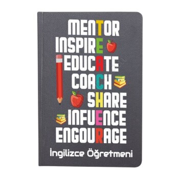 2026 İngilizce Öğretmen Tasarımlı Kendin Tasarla Ajnda online tasarla