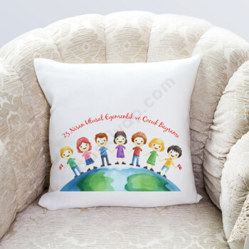 23 Nisan Çocuk Bayramı 3 Tasarım Yastık online tasarla